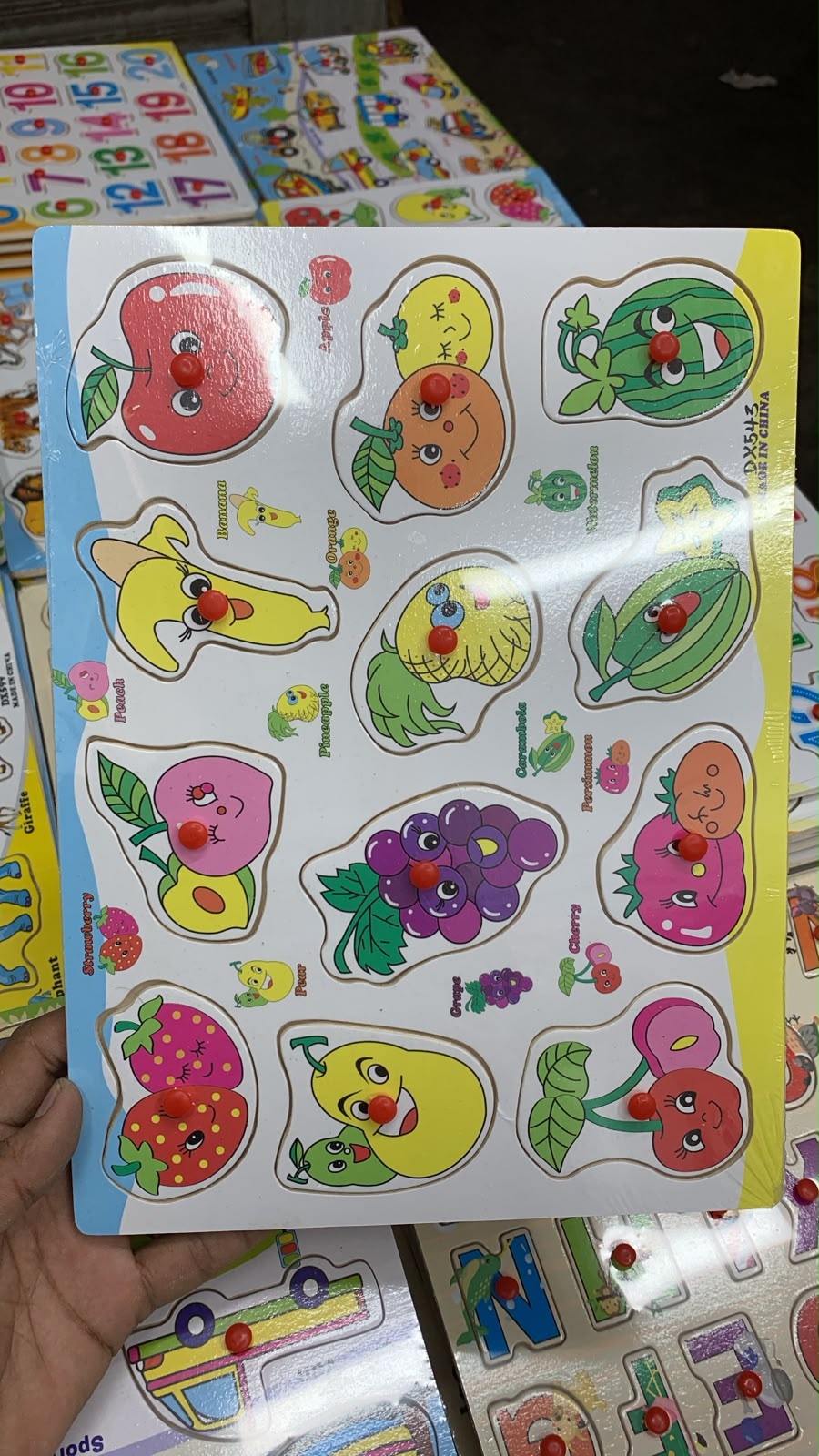 fruit puzzle board